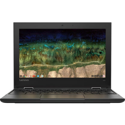 Lenovo 500e Chromebook 2e génération 81MC005AUS Chromebook convertible 2 en 1 à écran tactile 11,6" - HD - 1366 x 768 - Intel Celeron N4120 Quad-core (4 cœurs) 1,10 GHz - 4 Go de RAM totale - 32 Go de mémoire flash - Noir 81MC005AUS