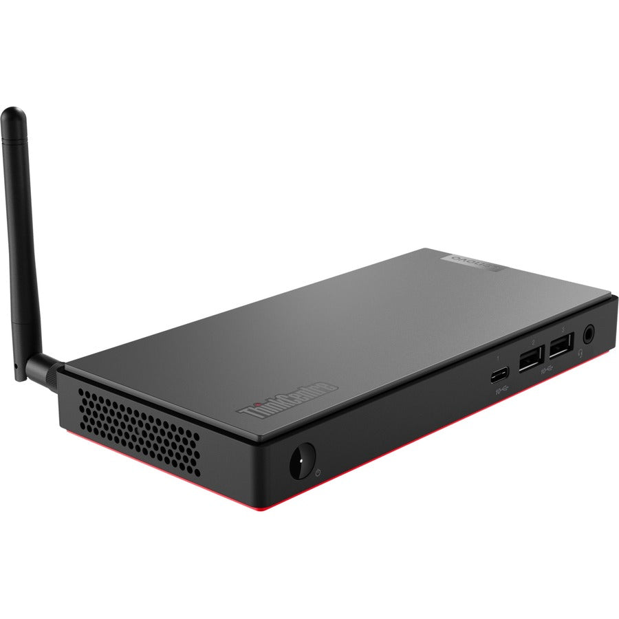 Ordinateur de bureau Lenovo ThinkCentre M90n-1 11AM001QUS - Intel Celeron 4205U Dual-core (2 Core) 1,80 GHz - 4 Go RAM DDR4 SDRAM - 256 Go NVMe M.2 PCI Express PCI Express NVMe 3.0 x4 SSD - Nano - Noir 11AM001QUS