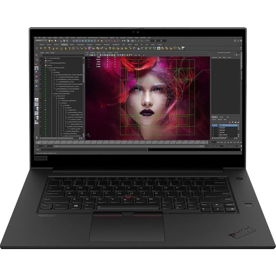 Station de travail mobile Lenovo ThinkPad P1 Gen 3 20TH001GUS 15,6" - Full HD - 1920 x 1080 - Intel Core i9 10e génération i9-10885H Octa-core (8 cœurs) 2,40 GHz - 32 Go de RAM totale - 1 To de SSD - Noir minuit 20TH001GUS