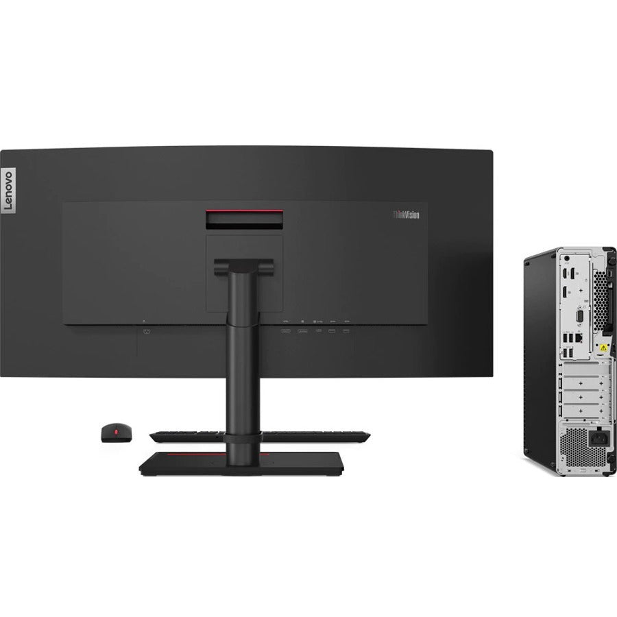 Ordinateur de bureau Lenovo ThinkCentre M80s 11CU0013US - Intel Core i7 10e génération i7-10700 Octa-core (8 cœurs) 2,90 GHz - 16 Go de RAM DDR4 SDRAM - 256 Go SSD - Petit facteur de forme - Noir 11CU0013US