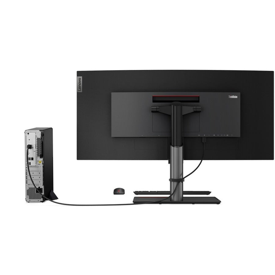 Ordinateur de bureau Lenovo ThinkCentre M80s Gen 3 11TG0004CA - Intel Core i9 12e génération i9-12900 Hexadéca-core (16 cœurs) - 16 Go de RAM DDR5 SDRAM - 256 Go NVMe M.2 PCI Express PCI Express NVMe 4.0 x4 SSD - Petit facteur de forme - Noir 11TG0004CA