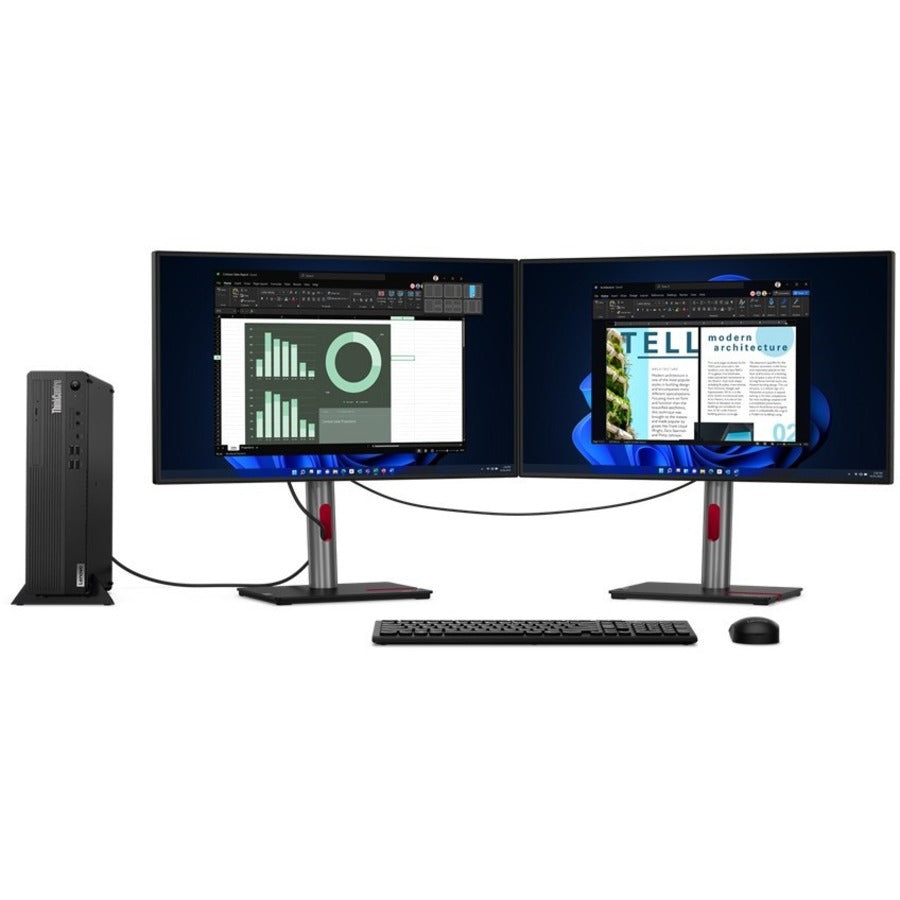 Ordinateur de bureau Lenovo ThinkCentre M80s Gen 3 11TG0004CA - Intel Core i9 12e génération i9-12900 Hexadéca-core (16 cœurs) - 16 Go de RAM DDR5 SDRAM - 256 Go NVMe M.2 PCI Express PCI Express NVMe 4.0 x4 SSD - Petit facteur de forme - Noir 11TG0004CA