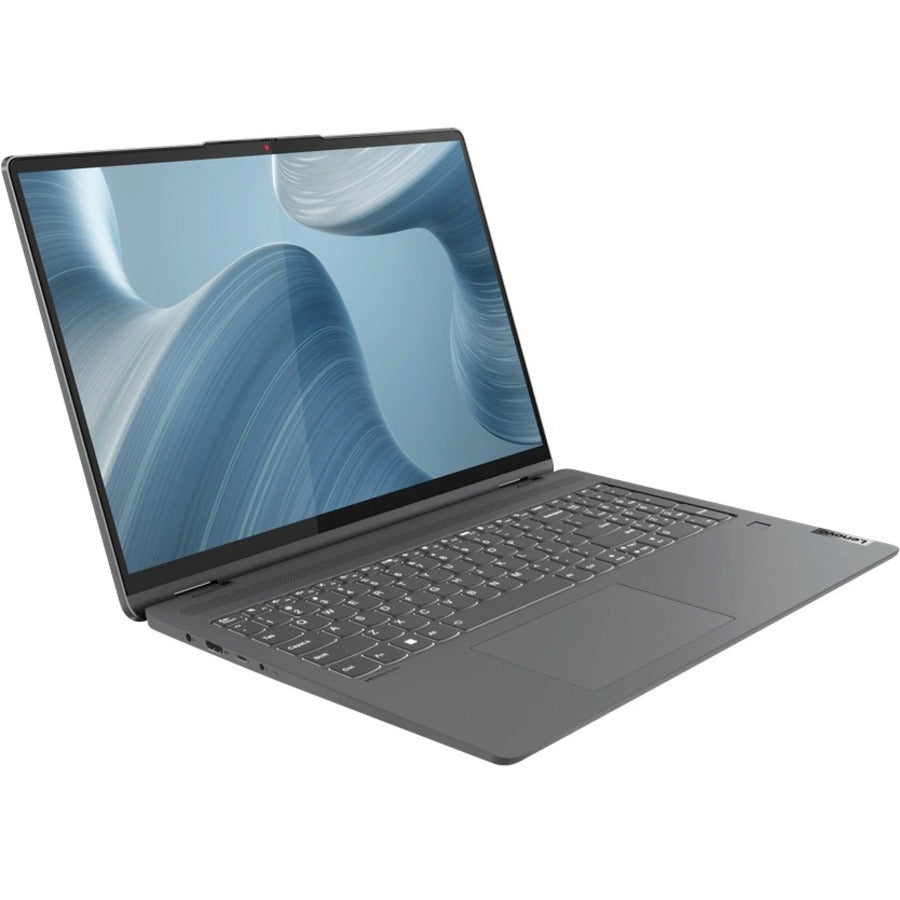 Lenovo IdeaPad Flex 5 16IAU7 82R9004HCC 14" Touchscreen Convertible 2 in 1 Notebook - WUXGA - 1920 x 1200 - AMD Ryzen 5 5500U Hexa-core (6 Core) 2.10 GHz - 8 GB Total RAM - 8 GB On-board Memory - 512 GB SSD - Storm Gray 82R9004HCC