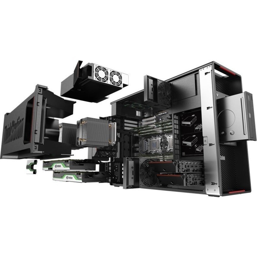 Lenovo ThinkStation P920 30BC006JCA Workstation - 1 x Intel Xeon Gold Hexadeca-core (16 Core) 6226R 2.90 GHz - 192 GB DDR4 SDRAM RAM - 2 TB HDD - 1 TB SSD - Tower 30BC006JCA