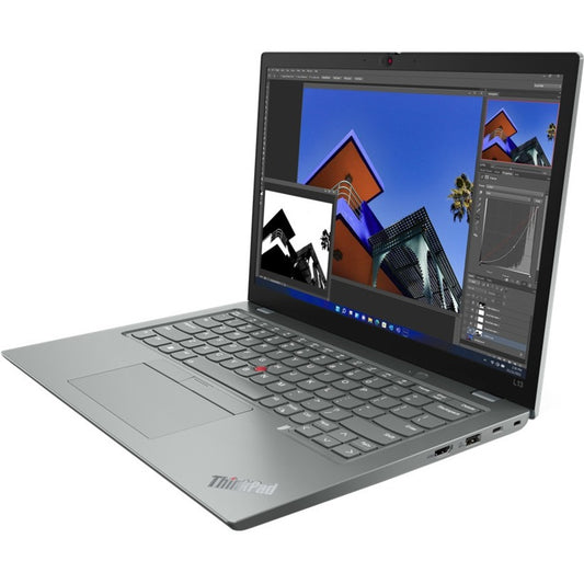 Ordinateur portable Lenovo ThinkPad L13 Gen 3 21B3003UUS 13,3" - WUXGA - 1920 x 1200 - Intel Core i5 12e génération i5-1235U Deca-core (10 cœurs) 3,30 GHz - 16 Go de RAM totale - 256 Go de SSD - Gris orage 21B3003UUS