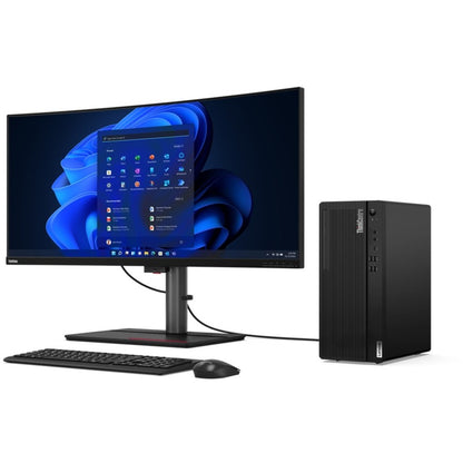 Ordinateur de bureau Lenovo ThinkCentre M80t Gen 3 11TE000NUS - Intel Core i7 12e génération i7-12700 Dodeca-core (12 cœurs) - 16 Go RAM DDR5 SDRAM - 1 To NVMe M.2 PCI Express PCI Express NVMe 4.0 x4 SSD - Tour - Noir 11TE000NUS