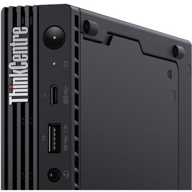 Ordinateur de bureau Lenovo ThinkCentre M70q Gen 2 11MY000UCA - Intel Core i7 11e génération i7-11700T Octa-core (8 cœurs) 1,40 GHz - 16 Go de RAM DDR4 SDRAM - 256 Go SSD M.2 PCI Express NVMe - Tiny - Noir corbeau 11MY000UCA