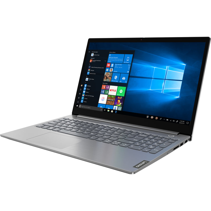 Ordinateur portable Lenovo ThinkBook 15-IIL 20SM0011CA 15,6" - Full HD - 1920 x 1080 - Intel Core i5 10e génération i5-1035G1 Quad-core (4 cœurs) 1 GHz - 8 Go de RAM totale - SSD 256 Go - Gris minéral 20SM0011CA