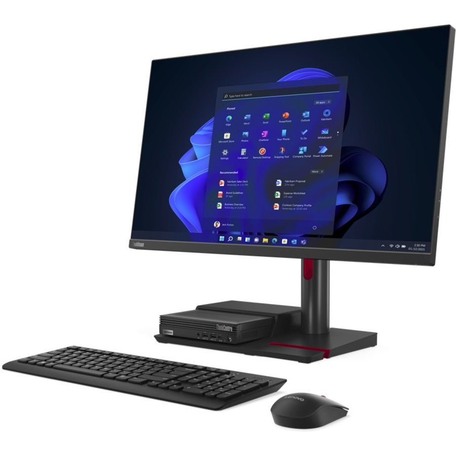 Moniteur LCD Full HD 27" Lenovo ThinkCentre TIO Flex 27i - 16:9 - Noir 12BKMAR1US