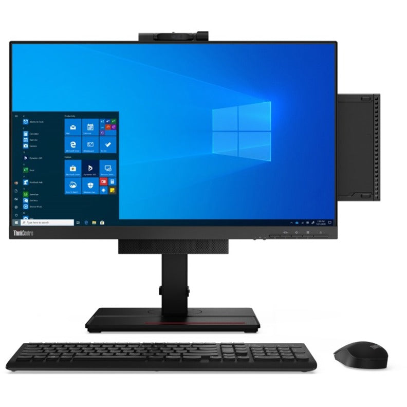 Ordinateur de bureau Lenovo ThinkCentre M75q Gen 2 11JN002MUS - AMD Ryzen 5 PRO 5650GE Hexa-core (6 cœurs) 3,40 GHz - 8 Go de RAM DDR4 SDRAM - 256 Go de SSD NVMe M.2 PCI Express - Minuscule - Noir 11JN002MUS