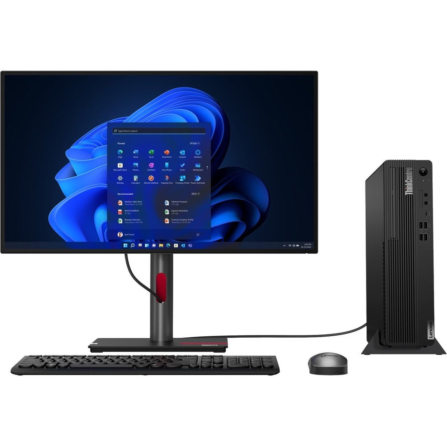 Ordinateur de bureau Lenovo ThinkCentre M70s Gen 3 11T8004BUS - Intel Core i5 12e génération i5-12400 Hexa-core (6 cœurs) 2,50 GHz - 16 Go de RAM DDR4 SDRAM - 256 Go de SSD M.2 PCI Express NVMe 4.0 x4 - Petit facteur de forme - Noir 11T8004BUS