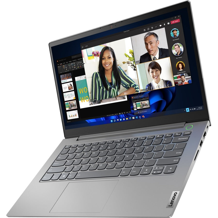 Ordinateur portable Lenovo ThinkBook 14 G4 IAP 21DH00E3US 14" - Full HD - 1920 x 1080 - Intel Core i5 12e génération i5-1235U Deca-core (10 cœurs) 1,30 GHz - 16 Go de RAM totale - 8 Go de mémoire embarquée - SSD 256 Go - Gris minéral 21DH00E3US