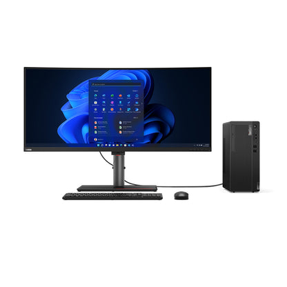 Ordinateur de bureau Lenovo ThinkCentre M80t Gen 3 11TE0018US - Intel Core i9 12e génération i9-12900 Hexadéca-core (16 cœurs) - 16 Go de RAM DDR5 SDRAM - 256 Go NVMe M.2 PCI Express PCI Express NVMe 4.0 x4 SSD - Tour - Noir 11TE0018US