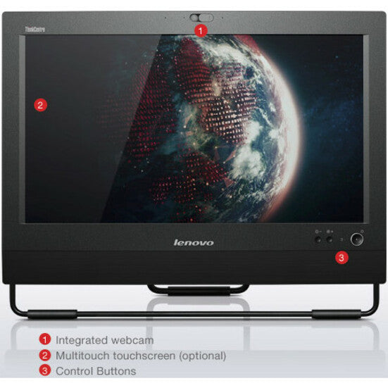Ordinateur tout-en-un Lenovo ThinkCentre M72z 3538A7F - Intel Celeron G470 2 GHz - 2 Go RAM DDR3 SDRAM - 8 Go SSD - Ordinateur de bureau - Business Noir 3538A7F