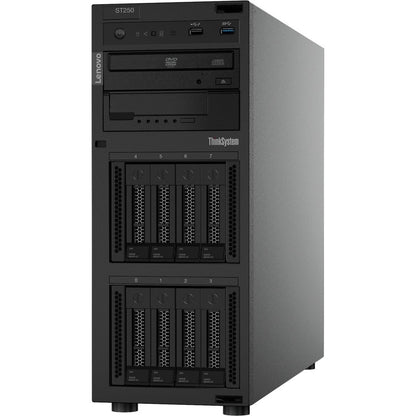 Lenovo ThinkSystem ST250 7Y45A064NA 4U Tower Server - 1 x Intel Pentium G5400 3.70 GHz - 8 GB RAM - Serial ATA/600 Controller 7Y45A064NA
