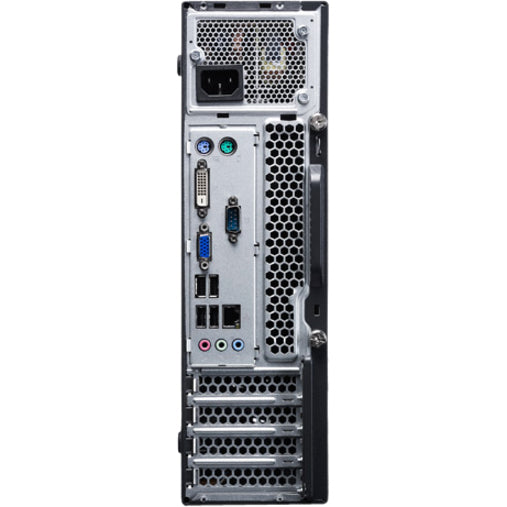 Ordinateur de bureau Lenovo ThinkCentre M72e 3664A5U - Intel Core i5 3e génération i5-3470 Quad-core (4 cœurs) 3,20 GHz - 4 Go de RAM DDR3 SDRAM - Disque dur 500 Go - Petit format - Noir professionnel 3664A5U