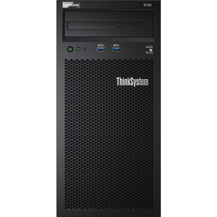 Lenovo ThinkSystem ST50 7Y48A02ENA 4U Tower Server - 1 x Intel Xeon E-2246G 3.60 GHz - 8 GB RAM - Serial ATA/600 Controller 7Y48A02ENA