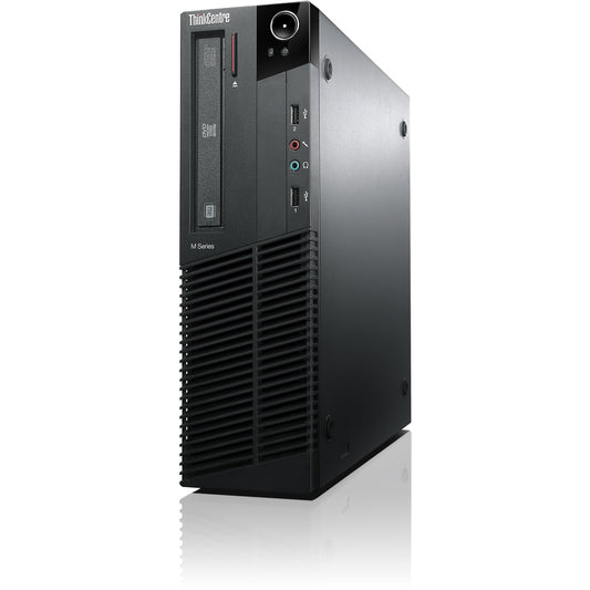Ordinateur de bureau Lenovo ThinkCentre M78 10BU0004US - AMD A-Series A8-6500B Quad-core (4 Core) 3,50 GHz - 4 Go RAM DDR3 SDRAM - Disque dur 500 Go - Petit format - Noir professionnel 10BU0004US
