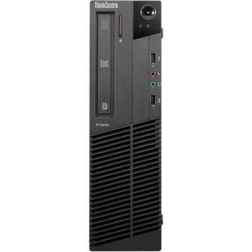 Ordinateur de bureau Lenovo ThinkCentre M78 10BU0004US - AMD A-Series A8-6500B Quad-core (4 Core) 3,50 GHz - 4 Go RAM DDR3 SDRAM - Disque dur 500 Go - Petit format - Noir professionnel 10BU0004US