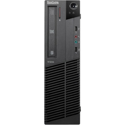 Ordinateur de bureau Lenovo ThinkCentre M78 10BU0004US - AMD A-Series A8-6500B Quad-core (4 Core) 3,50 GHz - 4 Go RAM DDR3 SDRAM - Disque dur 500 Go - Petit format - Noir professionnel 10BU0004US