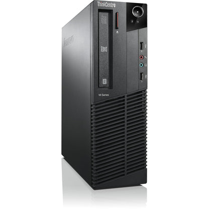 Ordinateur de bureau Lenovo ThinkCentre M78 10BU0004US - AMD A-Series A8-6500B Quad-core (4 Core) 3,50 GHz - 4 Go RAM DDR3 SDRAM - Disque dur 500 Go - Petit format - Noir professionnel 10BU0004US