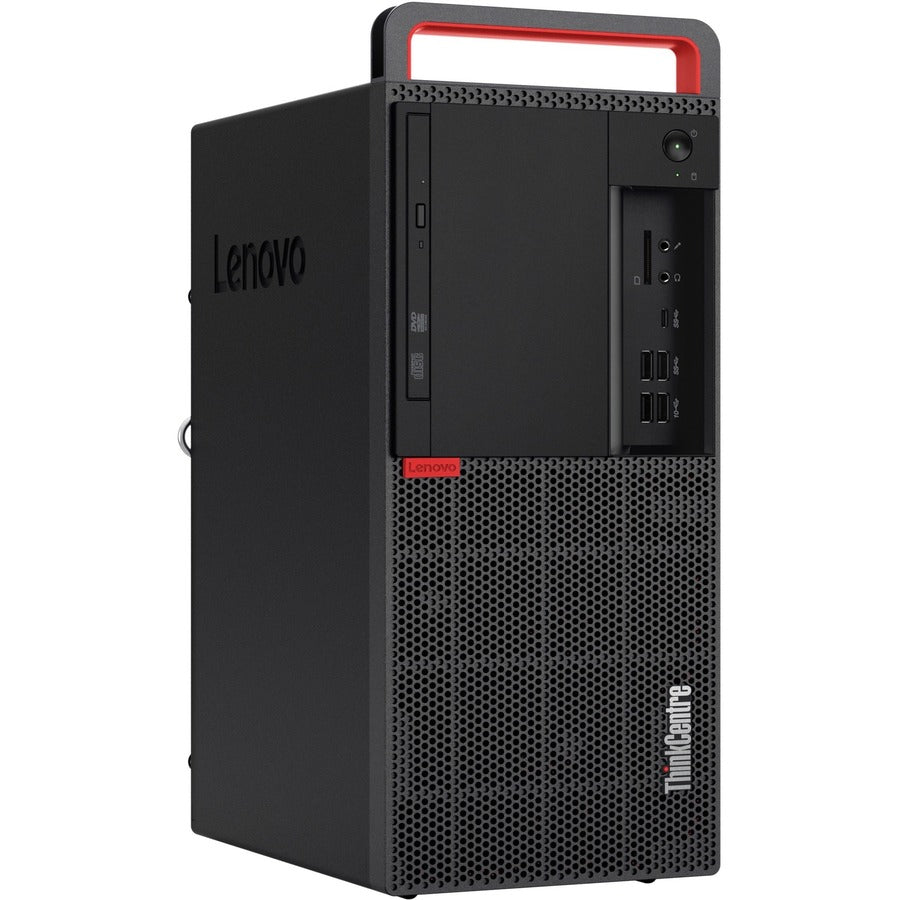 Ordinateur de bureau Lenovo ThinkCentre M920t 10SF0004CA - Intel Core i7 8e génération i7-8700 3,20 GHz - 8 Go RAM DDR4 SDRAM - 1 To HDD - 16 Go SSD - Tour - Raven Black 10SF0004CA