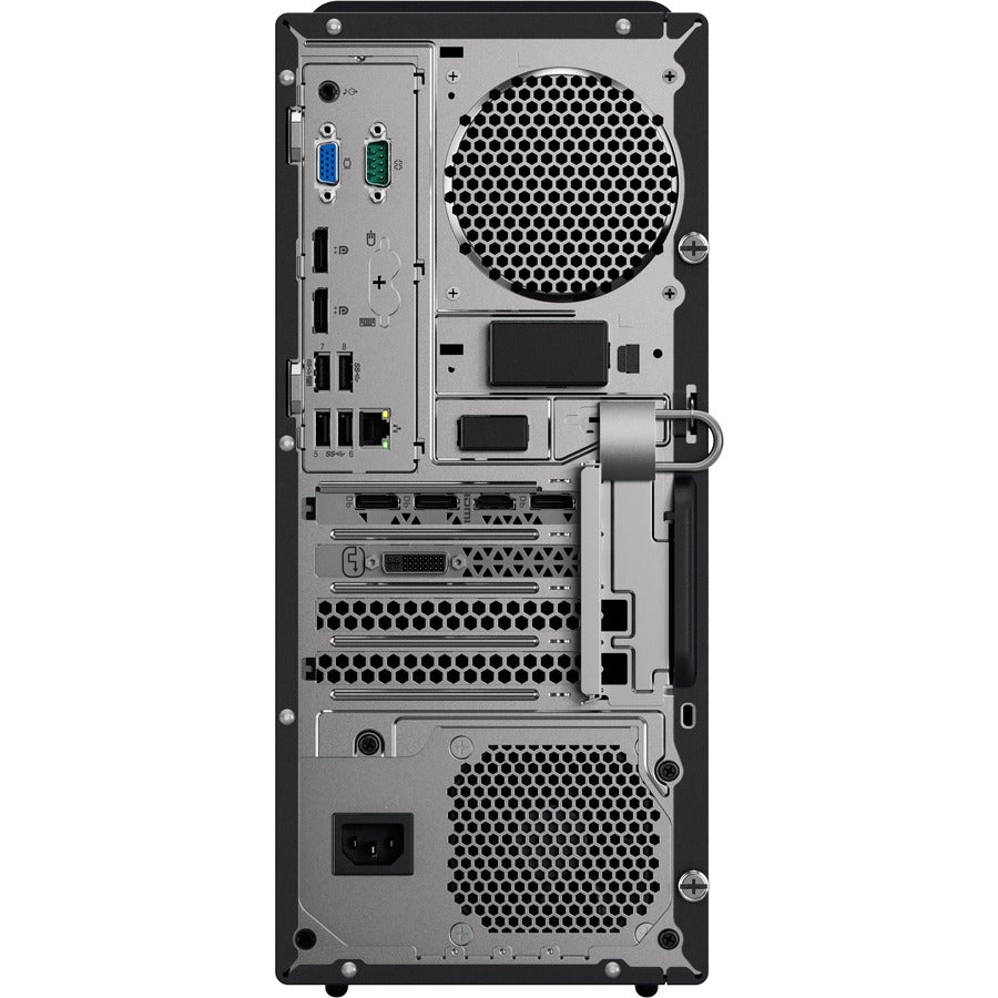 Ordinateur de bureau Lenovo ThinkCentre M920t 10SF0004CA - Intel Core i7 8e génération i7-8700 3,20 GHz - 8 Go RAM DDR4 SDRAM - 1 To HDD - 16 Go SSD - Tour - Raven Black 10SF0004CA
