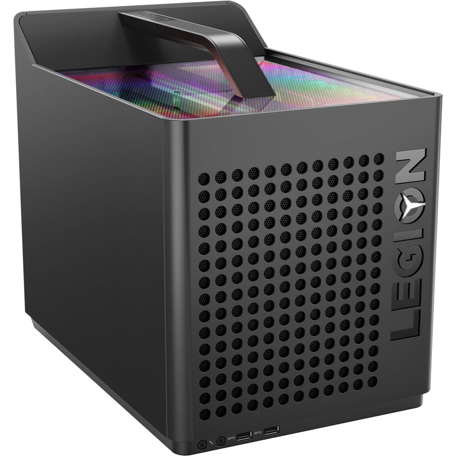 Ordinateur de bureau de jeu Lenovo Legion C730-19ICO 90JH005SUS - Intel Core i7 9e génération i7-9700K 3,60 GHz - 16 Go RAM DDR4 SDRAM - 1 To SSD - Raven Black 90JH005SUS