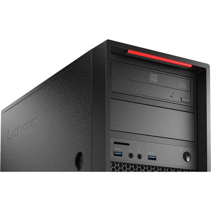 Lenovo ThinkStation P410 30B3002HCA Workstation - 1 x Intel Xeon Quad-core (4 Core) E5-1620 v4 3.50 GHz - 8 GB DDR4 SDRAM RAM - 1 TB HDD - Graphite Black 30B3002HCA