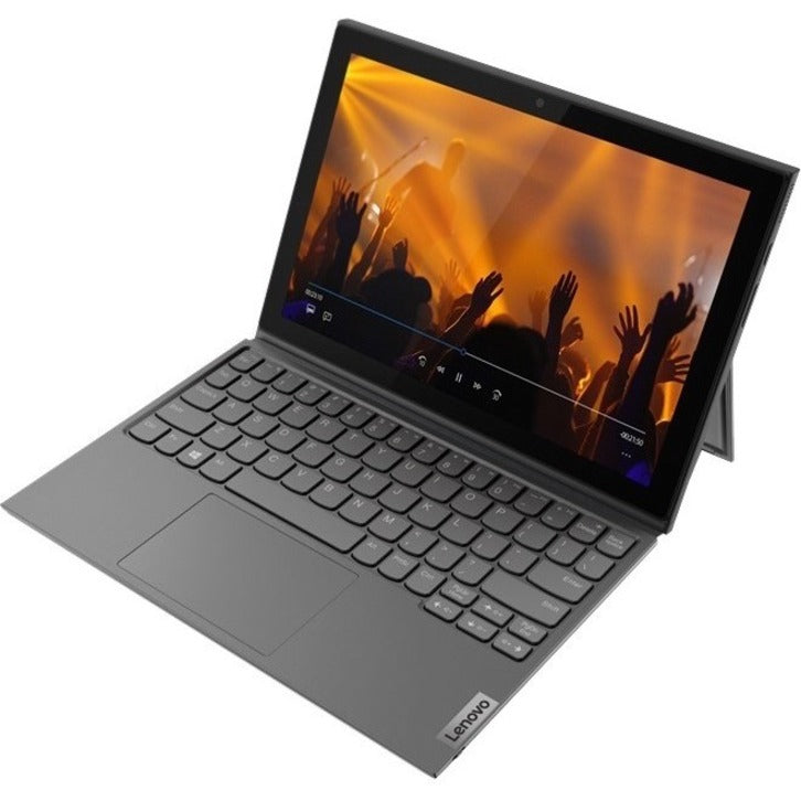 Lenovo IdeaPad Duet 3 10IGL5-LTE 82HK005XUS LTE, UMTS, UMTS 10,3" Écran tactile détachable 2 en 1 Notebook - WUXGA - 1920 x 1200 - Intel Celeron N4020 Dual-core (2 Core) 1,10 GHz - 4 Go de RAM totale - 128 Go de mémoire flash - Gris graphite 82HK005XUS