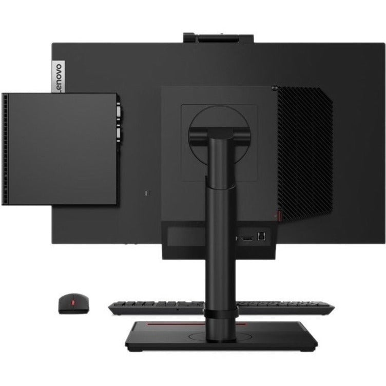 Ordinateur de bureau Lenovo ThinkCentre M70q Gen 3 11T30003CA - Intel Core i5 12e génération i5-12400T Hexa-core (6 cœurs) 1,80 GHz - 8 Go de RAM DDR4 SDRAM - 512 Go NVMe M.2 PCI Express PCI Express NVMe 4.0 x4 SSD - Minuscule - Noir 11T30003CA