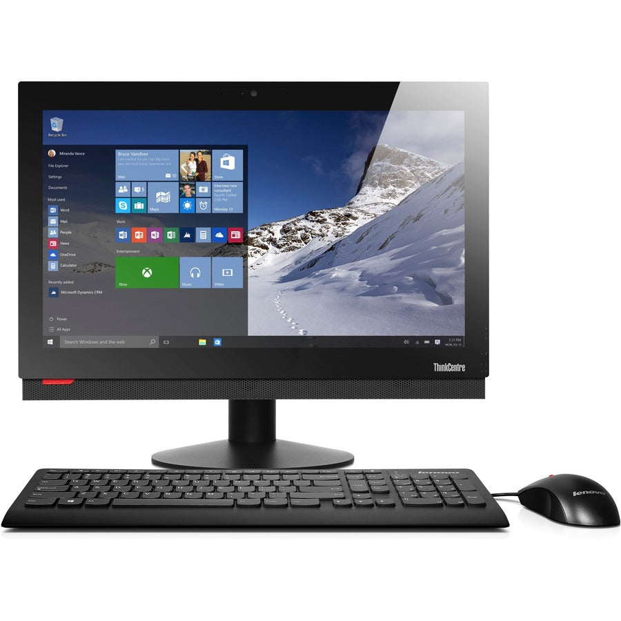 Ordinateur tout-en-un Lenovo ThinkCentre M800z 10EU001WCA - Intel Core i5 6e génération i5-6400T 2,20 GHz - 8 Go de RAM DDR4 SDRAM - Disque dur 500 Go - 21,5" 1920 x 1080 - Bureau 10EU001WCA