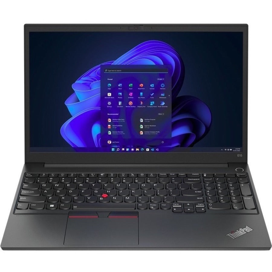 Ordinateur portable Lenovo ThinkPad E15 Gen 4 21E60077CA 15,6" - Full HD - 1920 x 1080 - Intel Core i5 12e génération i5-1235U Deca-core (10 cœurs) - 8 Go de RAM totale - 8 Go de mémoire embarquée - SSD 256 Go 21E60077CA