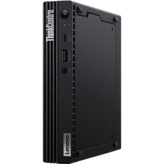 Ordinateur de bureau Lenovo ThinkCentre M70q Gen 3 11T30084US - Intel Core i3 12e génération i3-12100T Quad-core (4 cœurs) 2,20 GHz - 8 Go de RAM DDR4 SDRAM - 128 Go NVMe M.2 PCI Express PCI Express NVMe 3.0 SSD - Minuscule - Noir 11T30084US