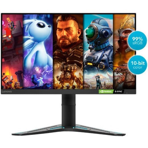 Moniteur LCD WLED WQHD 27" Lenovo G27q-20 - 16:9 - Noir corbeau 66C3GCC1US