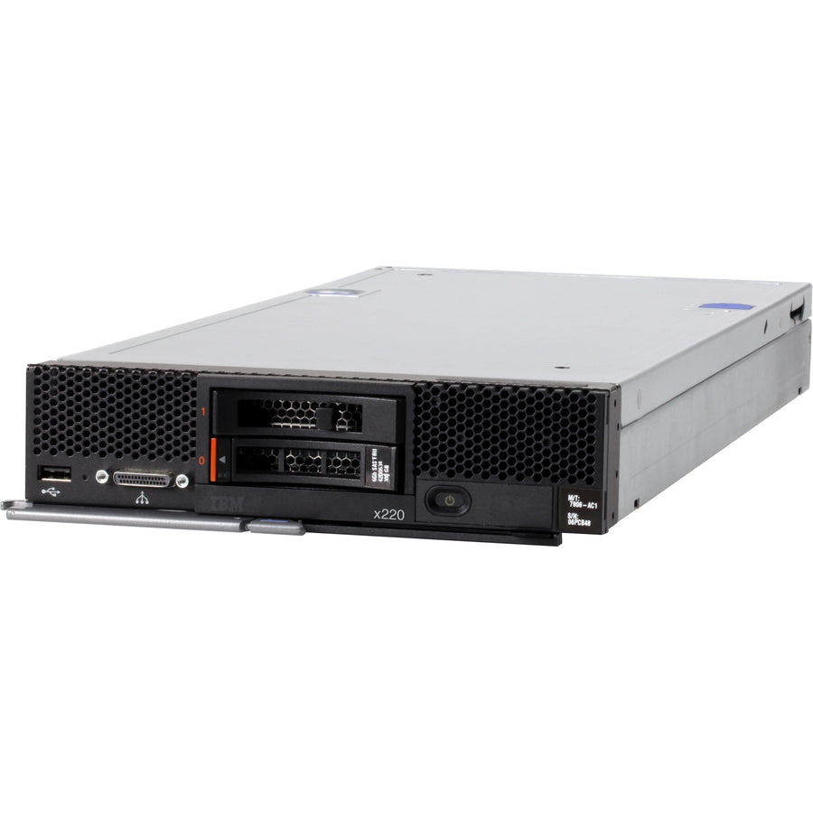 Serveur Lenovo Flex System x220 7906L2U - 1 x Intel Xeon E5-2470 2,30 GHz - 4 Go RAM - Contrôleur Serial ATA/600 7906L2U