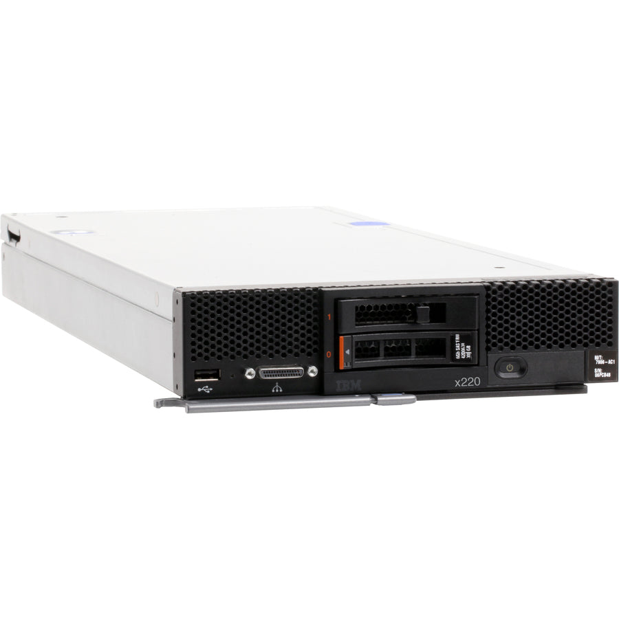 Serveur Lenovo Flex System x220 7906L2U - 1 x Intel Xeon E5-2470 2,30 GHz - 4 Go RAM - Contrôleur Serial ATA/600 7906L2U