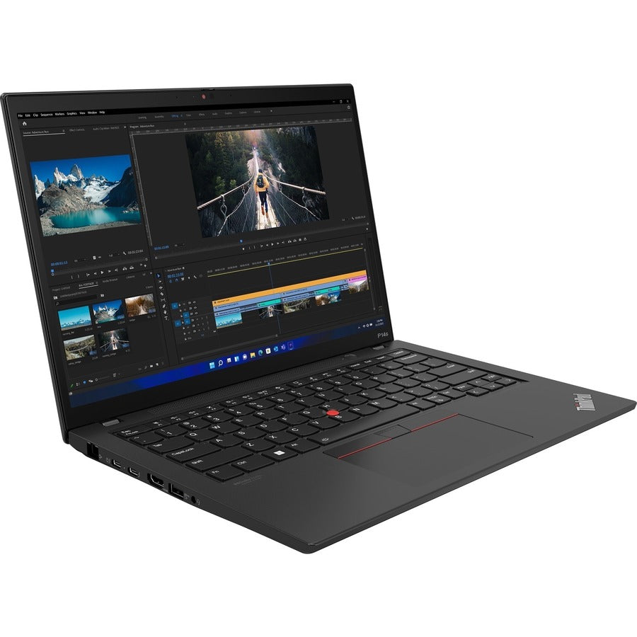 Ordinateur portable Lenovo ThinkPad P14s Gen 3 21J50019US 14" - WUXGA - 1920 x 1200 - AMD Ryzen 7 PRO 6850U Octa-core (8 Core) 2.70 GHz - 32 Go de RAM totale - 32 Go de mémoire embarquée - 512 Go SSD - Noir 21J50019US