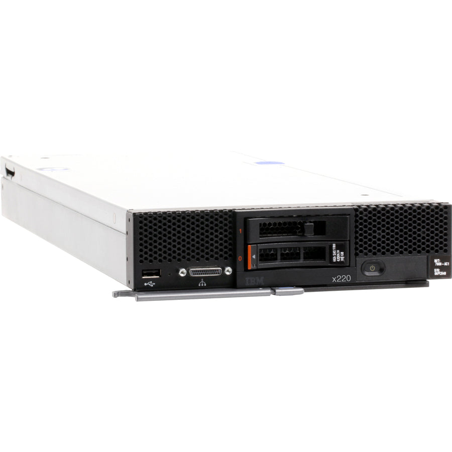 Serveur Lenovo Flex System x220 7906F2U - 1 x Intel Xeon E5-2418L 2 GHz - 4 Go RAM - Contrôleur Serial ATA/600 7906F2U