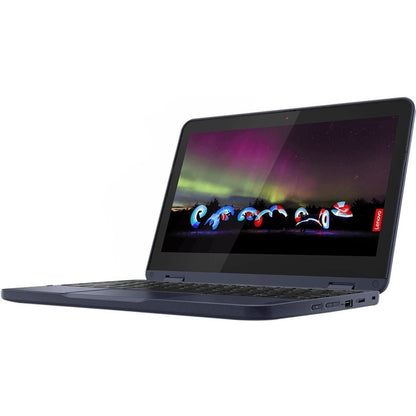 Ordinateur portable convertible 2 en 1 Lenovo 300w Gen 3 82J1000GUS 11,6" à écran tactile - HD - 1366 x 768 - AMD 3015e Dual-core (2 cœurs) 1,20 GHz - 4 Go de RAM totale - 64 Go de mémoire flash - Bleu abysse 82J1000GUS