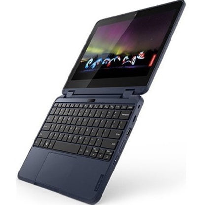 Ordinateur portable convertible 2 en 1 Lenovo 300w Gen 3 82J1000GUS 11,6" à écran tactile - HD - 1366 x 768 - AMD 3015e Dual-core (2 cœurs) 1,20 GHz - 4 Go de RAM totale - 64 Go de mémoire flash - Bleu abysse 82J1000GUS