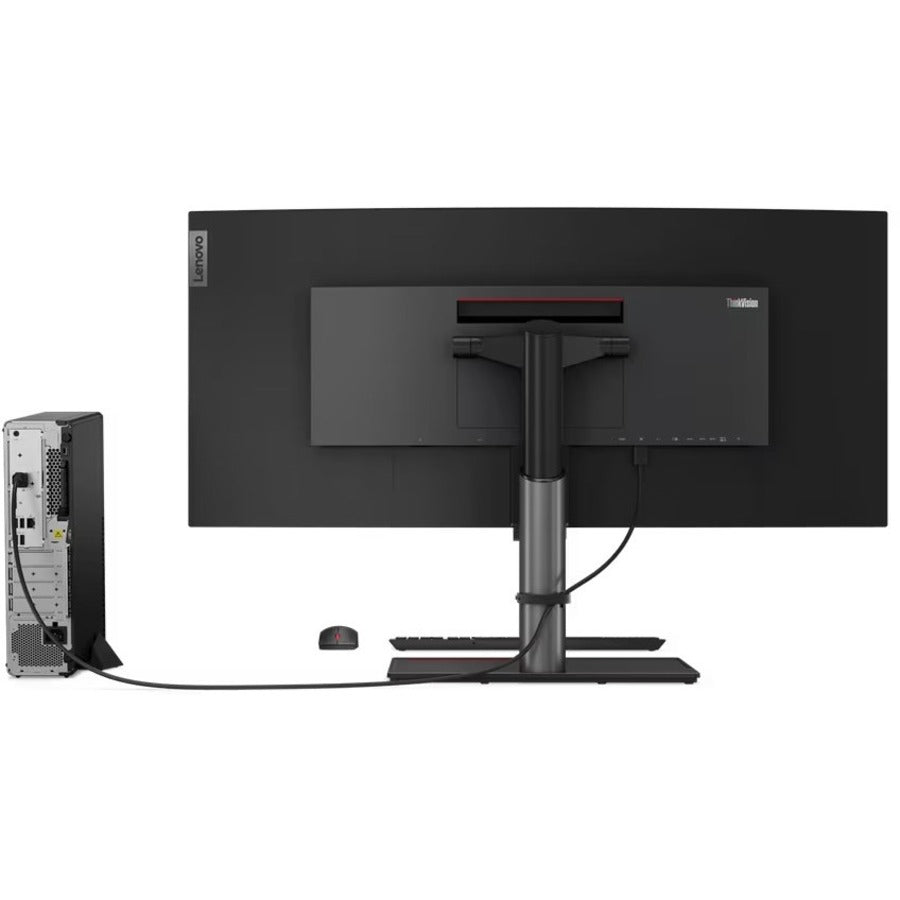 Ordinateur de bureau Lenovo ThinkCentre M80s Gen 3 11TG0002CA - Intel Core i5 12e génération i5-12500 Hexa-core (6 cœurs) 3 GHz - 8 Go de RAM DDR5 SDRAM - Disque dur 1 To - Petit format - Noir corbeau 11TG0002CA