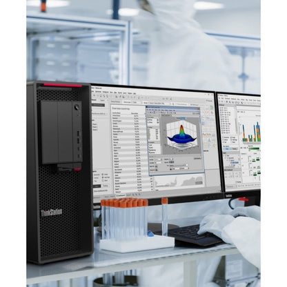 Lenovo ThinkStation P620 30E0003NUS Workstation - 1 3975WX 3.50 GHz - 32 GB DDR4 SDRAM RAM - 512 GB SSD - Tower - Graphite Black 30E0003NUS