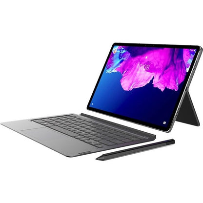 Lenovo Tab P11 Pro ZA7C0124US Ordinateur portable 2 en 1 à écran tactile détachable de 11,5 pouces - WQXGA - 2560 x 1600 - ARM Cortex A76 Octa-core (8 cœurs) 2,20 GHz + Cortex A55 - 6 Go de RAM totale - 128 Go de mémoire flash - Gris ardoise ZA7C0124US