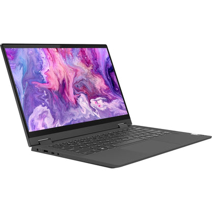 Lenovo IdeaPad Flex 5 14ITL05 82HS00QFCF Ordinateur portable convertible 2 en 1 à écran tactile 14" - Full HD - 1920 x 1080 - Intel Core i7 11e génération i7-1165G7 Quad-core (4 cœurs) 2,80 GHz - 16 Go de RAM totale - SSD 512 Go - Gris graphite 82HS00QFCF