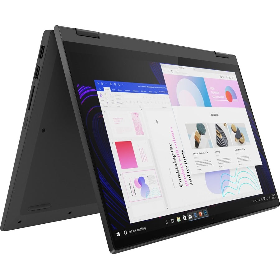 Lenovo IdeaPad Flex 5 14ITL05 82HS00QFCF Ordinateur portable convertible 2 en 1 à écran tactile 14" - Full HD - 1920 x 1080 - Intel Core i7 11e génération i7-1165G7 Quad-core (4 cœurs) 2,80 GHz - 16 Go de RAM totale - SSD 512 Go - Gris graphite 82HS00QFCF