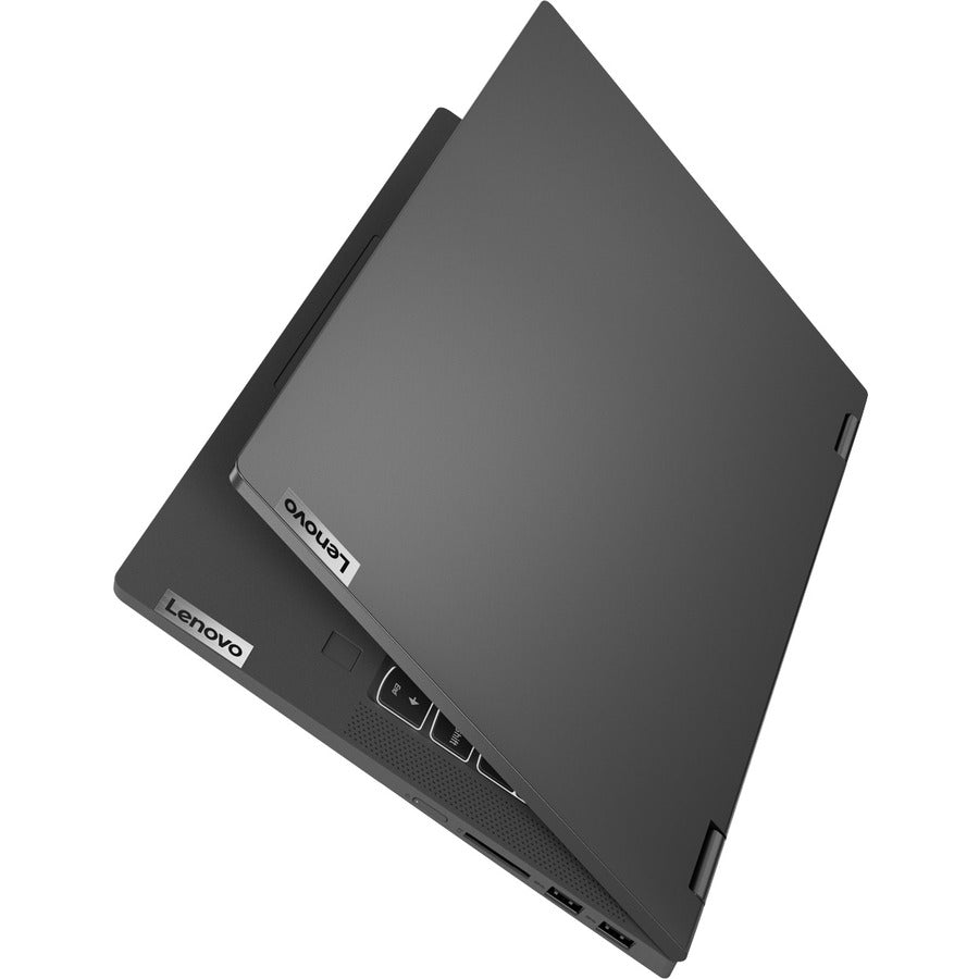 Lenovo IdeaPad Flex 5 14ITL05 82HS00QFCF Ordinateur portable convertible 2 en 1 à écran tactile 14" - Full HD - 1920 x 1080 - Intel Core i7 11e génération i7-1165G7 Quad-core (4 cœurs) 2,80 GHz - 16 Go de RAM totale - SSD 512 Go - Gris graphite 82HS00QFCF