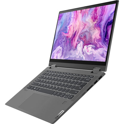 Lenovo IdeaPad Flex 5 14ITL05 82HS00QFCF Ordinateur portable convertible 2 en 1 à écran tactile 14" - Full HD - 1920 x 1080 - Intel Core i7 11e génération i7-1165G7 Quad-core (4 cœurs) 2,80 GHz - 16 Go de RAM totale - SSD 512 Go - Gris graphite 82HS00QFCF