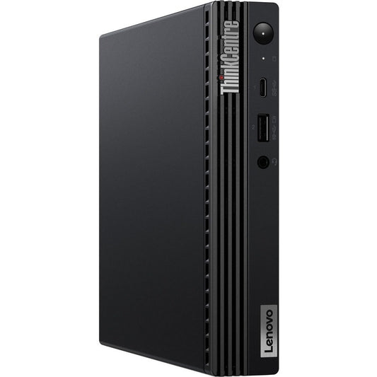Ordinateur de bureau Lenovo ThinkCentre M80q Gen 3 11U1000MCA - Intel Core i7 12e génération i7-12700T Dodeca-core (12 cœurs) - 16 Go de RAM DDR5 SDRAM - 512 Go NVMe M.2 PCI Express PCI Express NVMe 4.0 x4 SSD - Minuscule - Noir 11U1000MCA