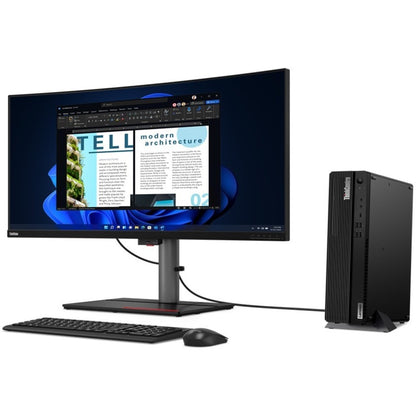 Ordinateur de bureau Lenovo ThinkCentre M80s Gen 3 11TG0001CA - Intel Core i5 12e génération i5-12500 Hexa-core (6 cœurs) 3 GHz - 16 Go de RAM DDR5 SDRAM - 256 Go NVMe M.2 PCI Express PCI Express NVMe 4.0 x4 SSD - Petit facteur de forme - Noir 11TG0001CA